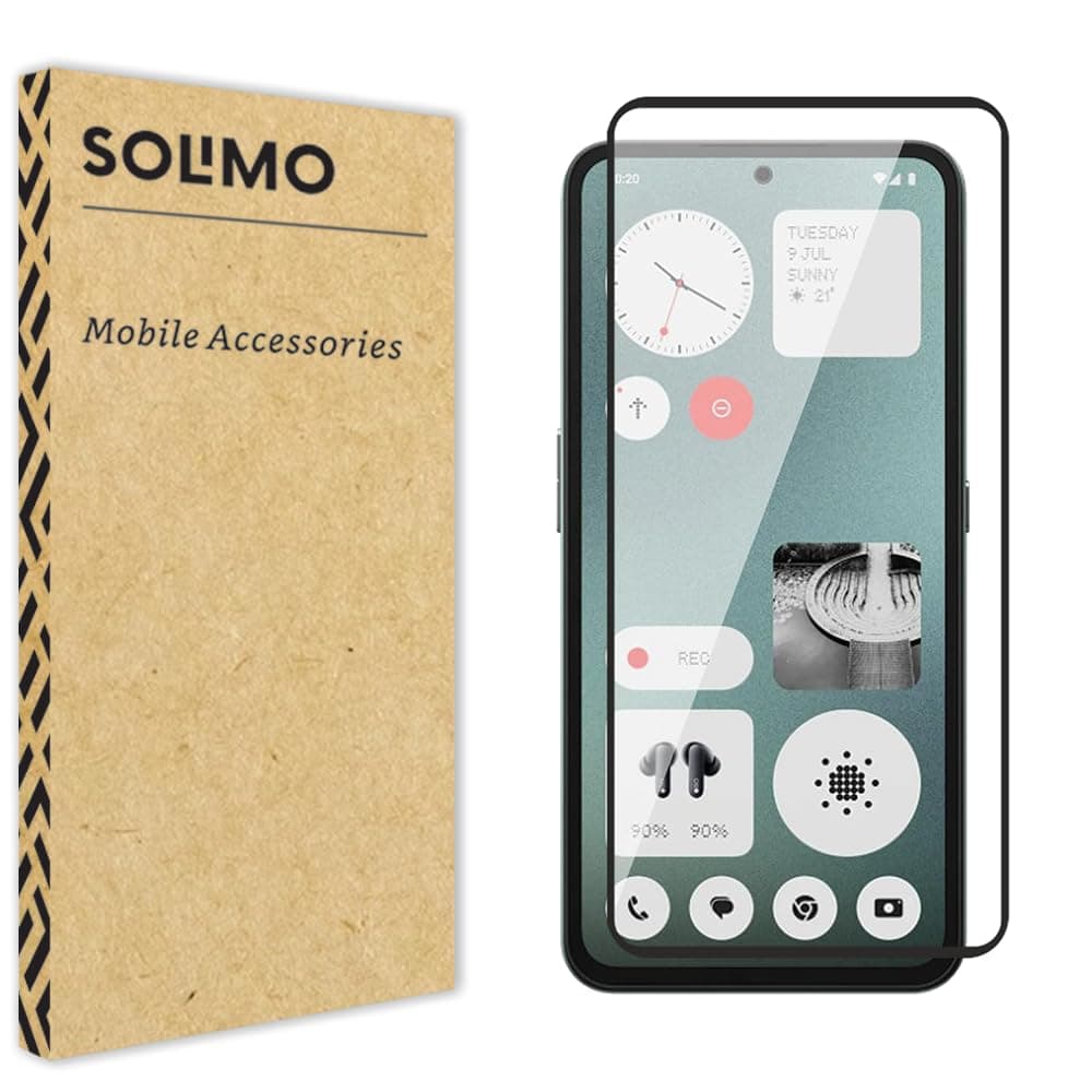 Amazon Brand - Solimo Edge-to-Edge Protector Screen Protector Tempered Glass for CMF Phone 1 / CMF by Nothing Phone 1 with Easy Self-Installation Kit Clear