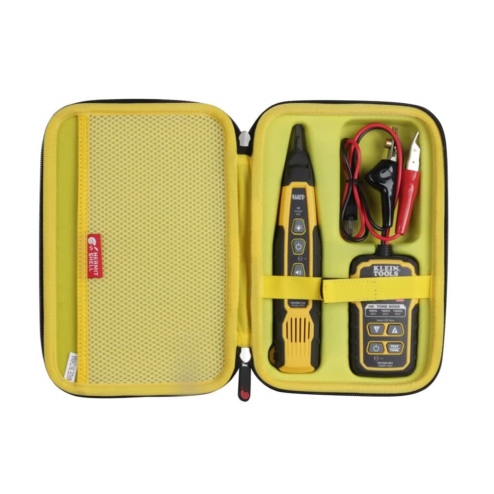 Hermitshell Travel Case for Klein Tools VDV500-820 / Klein Tools VDV500-063 Toner-Pro Tracer Tone Generator + VDV500-123 Cable Tracer Probe-Pro Tracing Probe