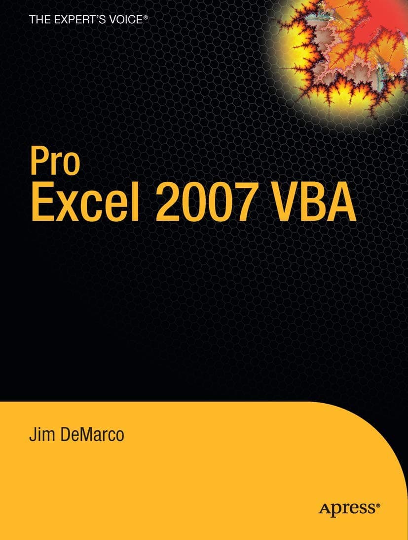 Pro Excel 2007 VBA (Expert's Voice in Excel VBA)