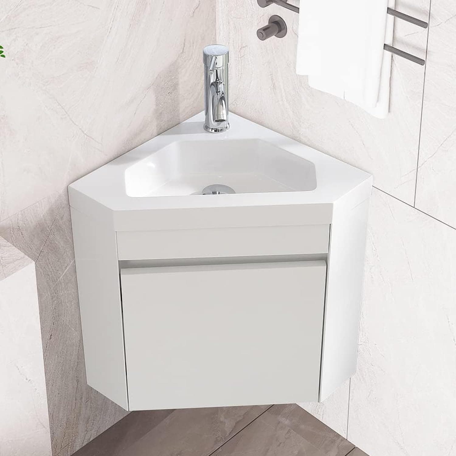 Wall Mounted Bathroom Vanity Set