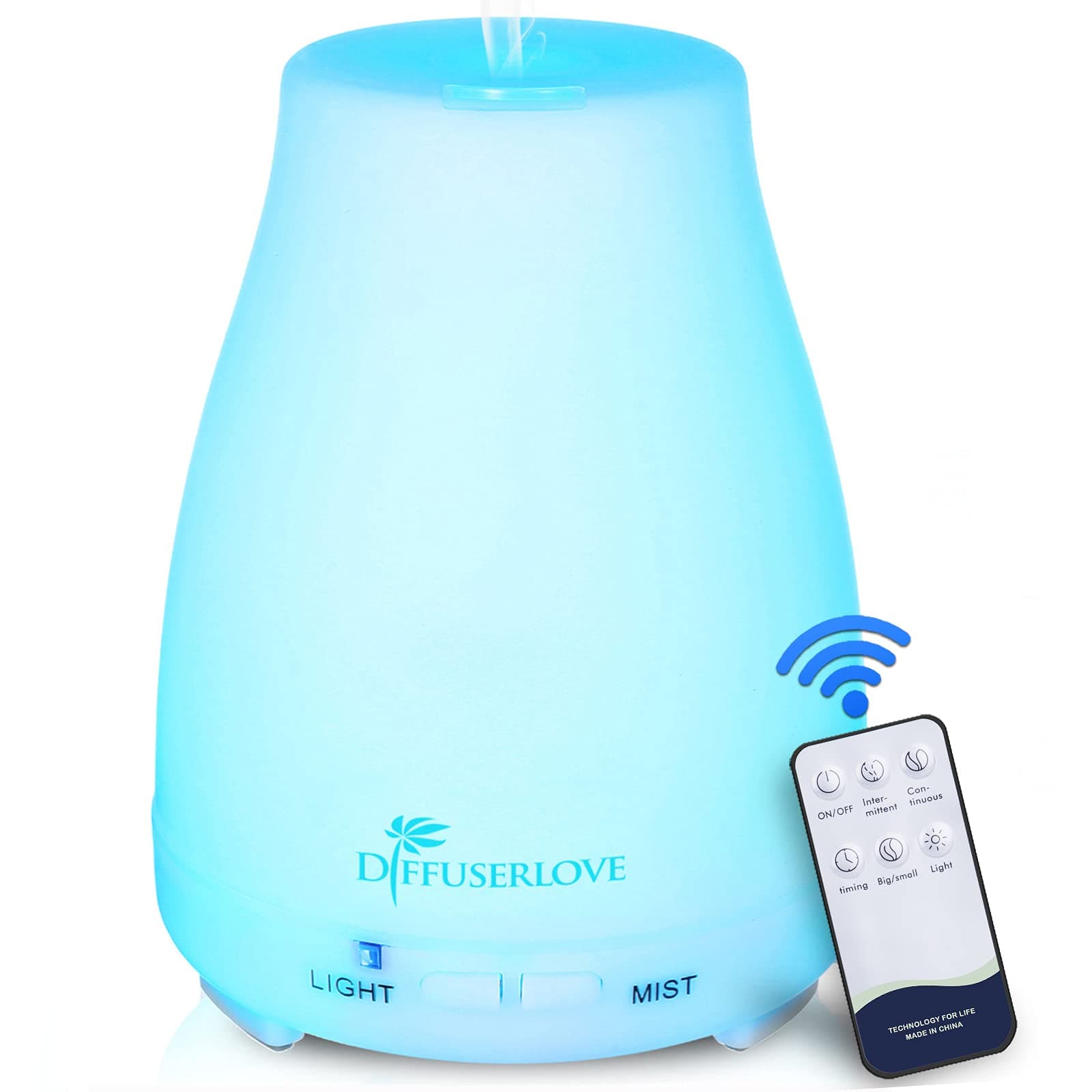 - MAX 220ML Essential Oil Diffuser Ultrasonic Remote Control Aromatherapy Diffuser Mist Humidifiers with 7 Color LED Lights and Waterless Auto Shut-off for Bedroom Office House Kitchen Yoga