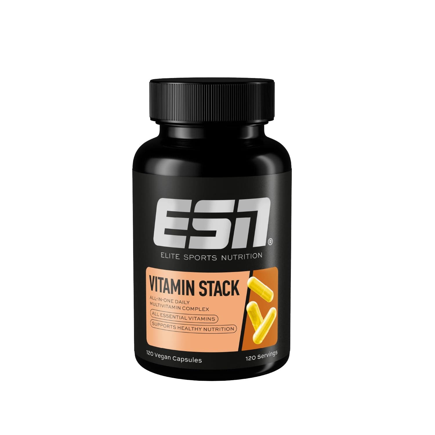 Vitamin Stack, 120 Capsules with All Essentials Vitamins - Laboratory Tested, Made in Germany