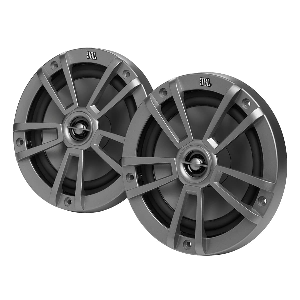 6-1/2" (160mm) Two-Way Marine Audio Multi-Element Speaker 60W – (Gray)