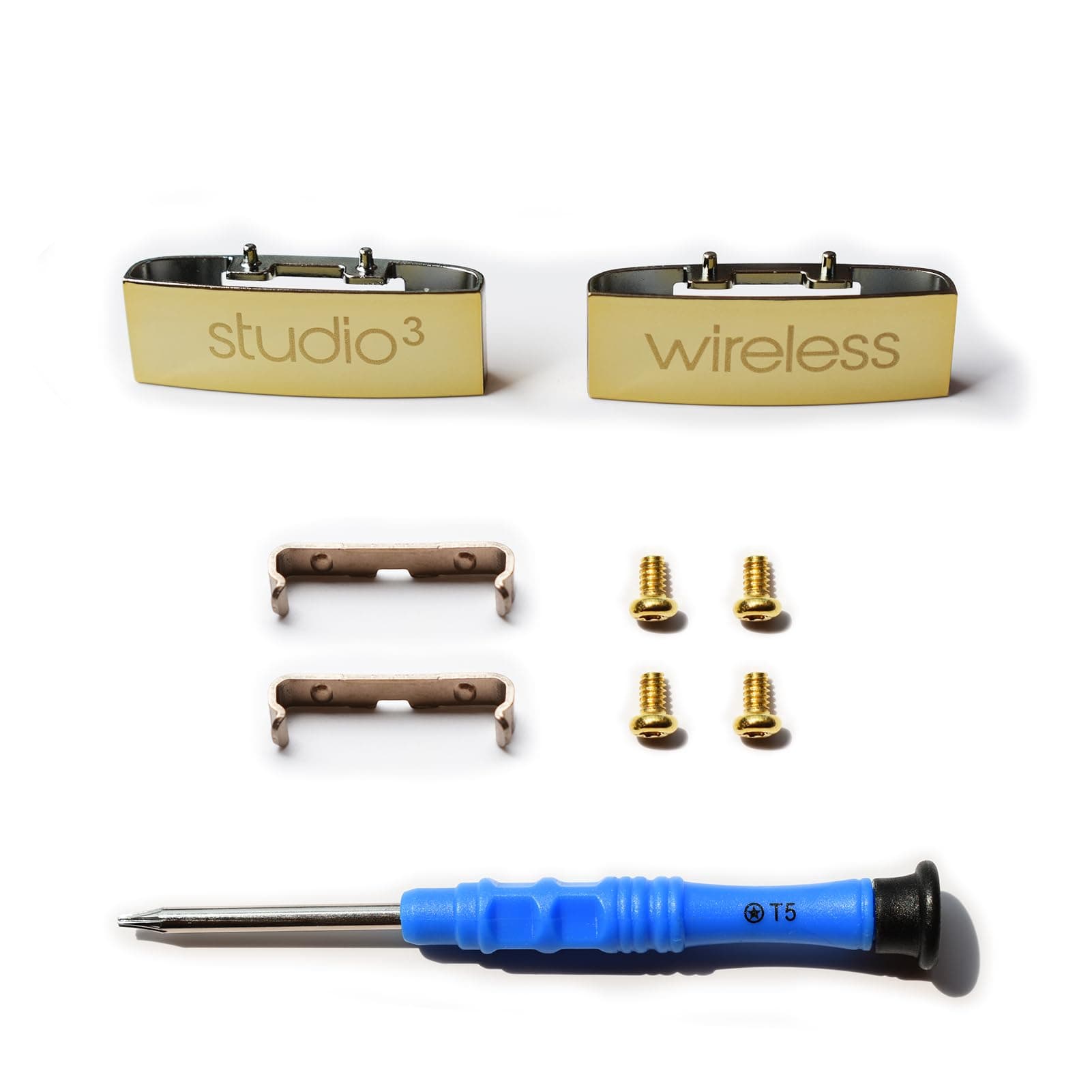 Studio 3 Hinge - Replacement Parts for Beats Studio 3 (A1914) and Pro (A2924) Headphones (Gold)