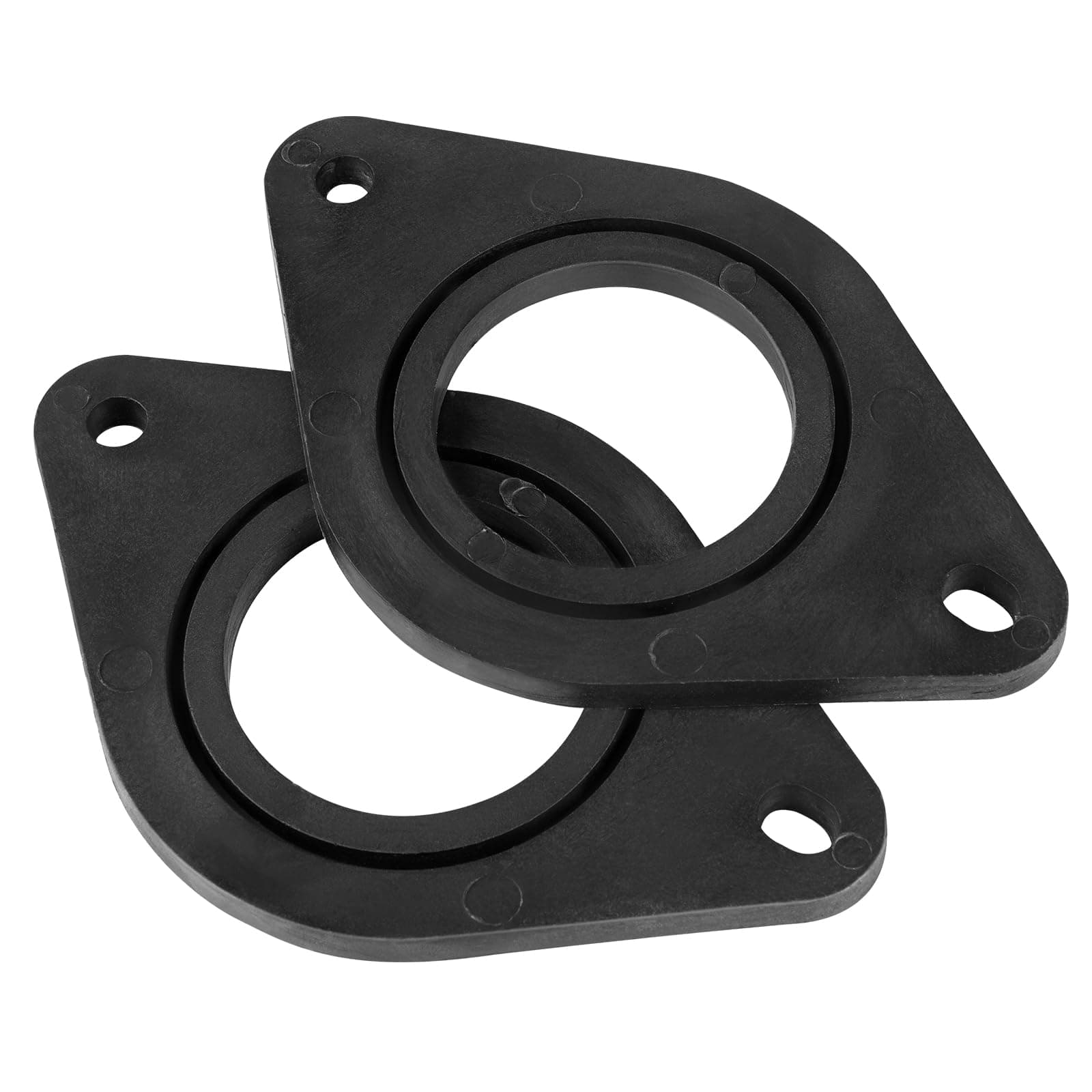 RED WOLF Front Center Dashboard Tweeter Speaker Adapter 1.5" Cutout Spacer Rings Install Replacement for Toyota 2002-2020, Subaru, Lexus 2010-2019