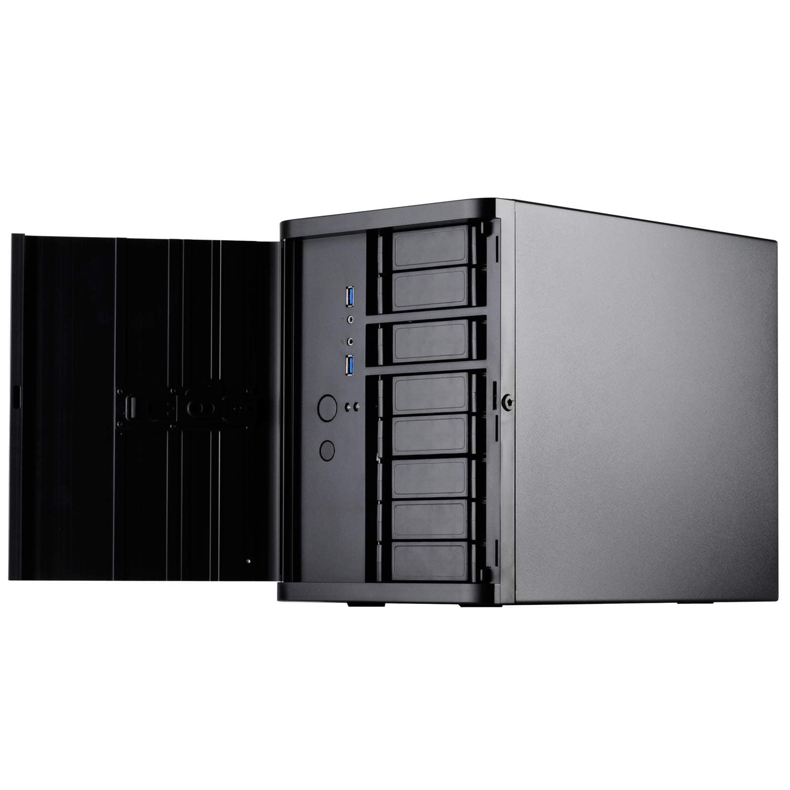 Technology Premium Mini-ITX/DTX Small Form Factor NAS Computer Case, Black (DS380B)