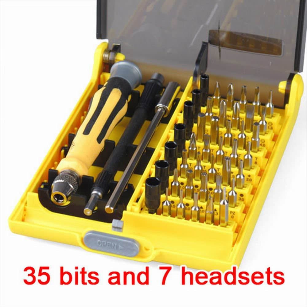 35+7 42 in 1 Precision Multi-bit Torx Screwdriver Repair Tool Set Tweezers Kit