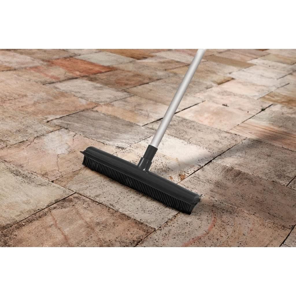 Rubber Broom with Extending Handle