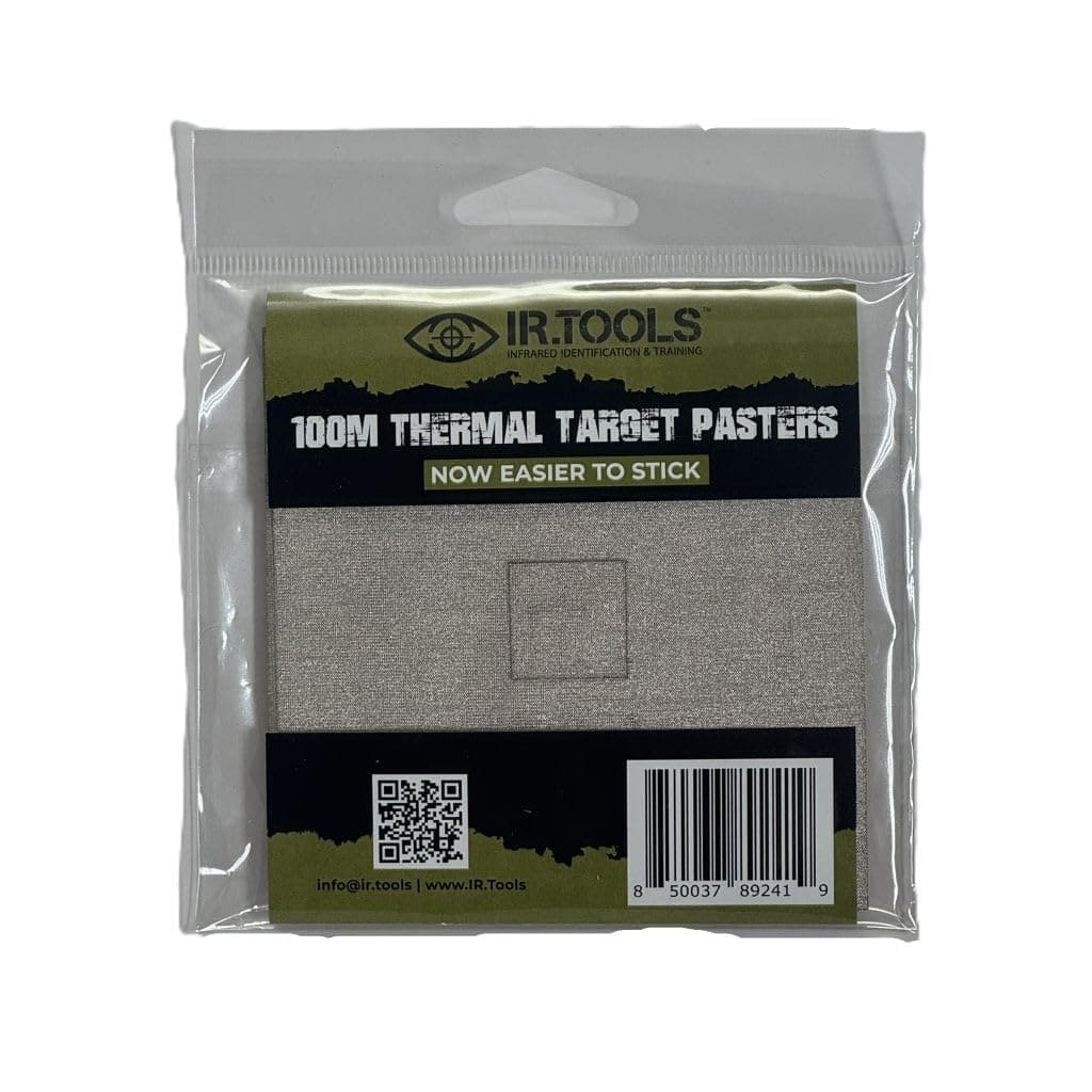 IR.Tools Thermal Paster Targets for Thermal Scope Zeroing, 100m Range, 10 Pack