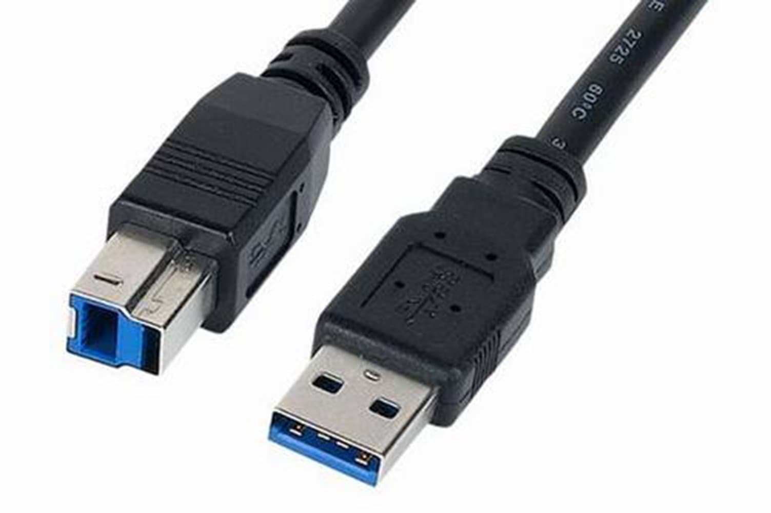 USB 3.0 SuperSpeed Active Repeater Cable Type A to B (A-Male to B-Male M/M), Type B, Printer Cable, 6 Feet (Black)