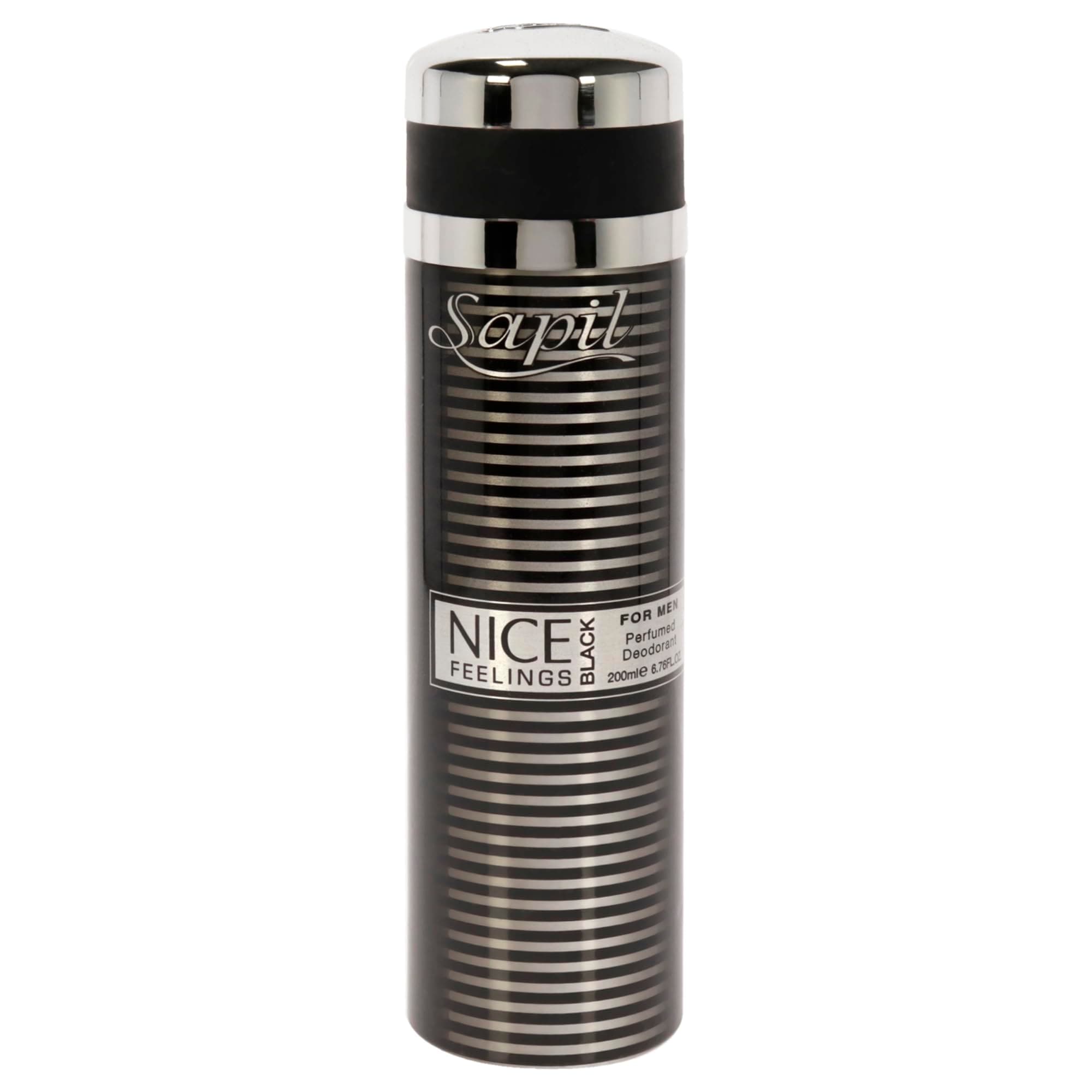 Sapil Nice Feeling Black For Men 200ml Deo