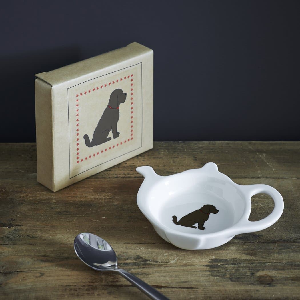 Sweet WilliamTeabag Dish, Teapot Shape, Cockapoo