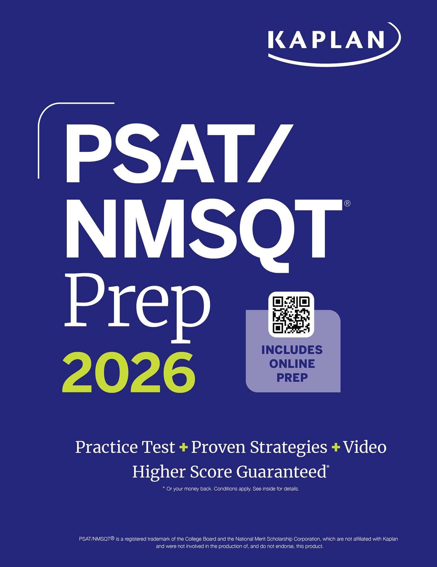 PSAT/NMSQT Prep 2026: Includes a Full Length Practice Test + 100s of Practice Questions + 1 Year Access Online Quizzes and Video Instruction (Kaplan Test Prep)