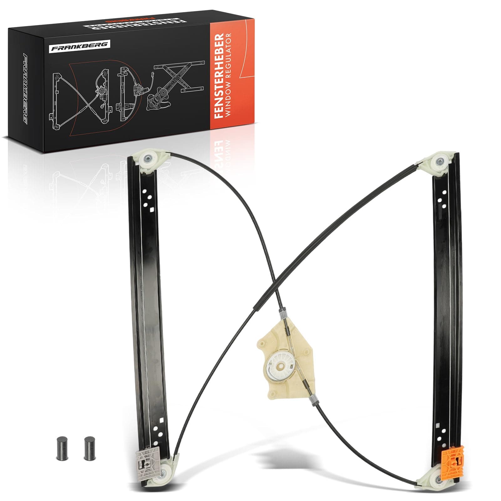 Frankberg Electric Window Regulator Front Right Driver Side Without Motor Compatible with Cayenn.e 955 SUV 2002-2010 Cayenn.e 9PA SUV 2002-2010 Touare.g 7LA 7L6 7L7 SUV 2002-2010 Replace# 7L0837462