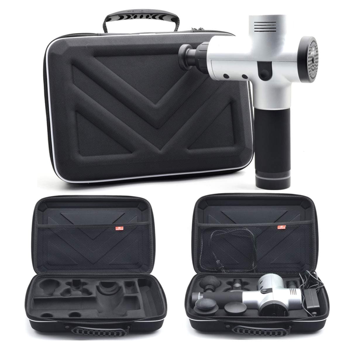 Portable Storage Bag for Hypervolt and Five Accessories, Waterproof Scratch Proof Anti Shock Carry Case Outdoor Sport Supplies