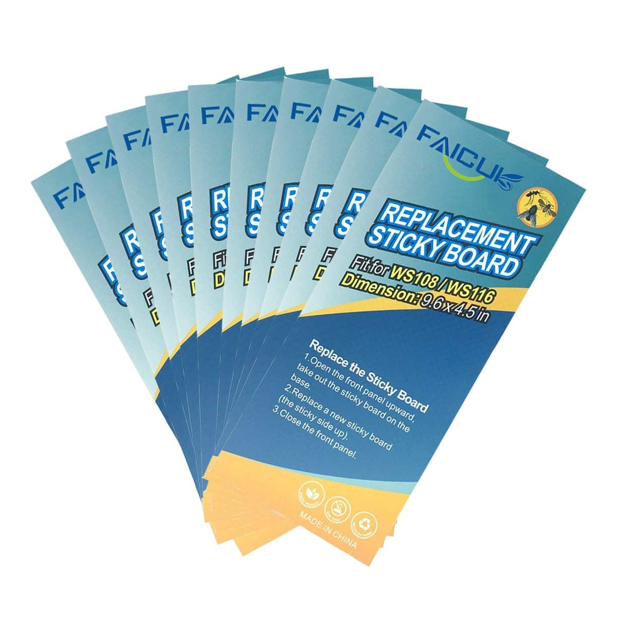 Faicuk Replacement Glue Board for WS108 Wall Sconce Fly Light