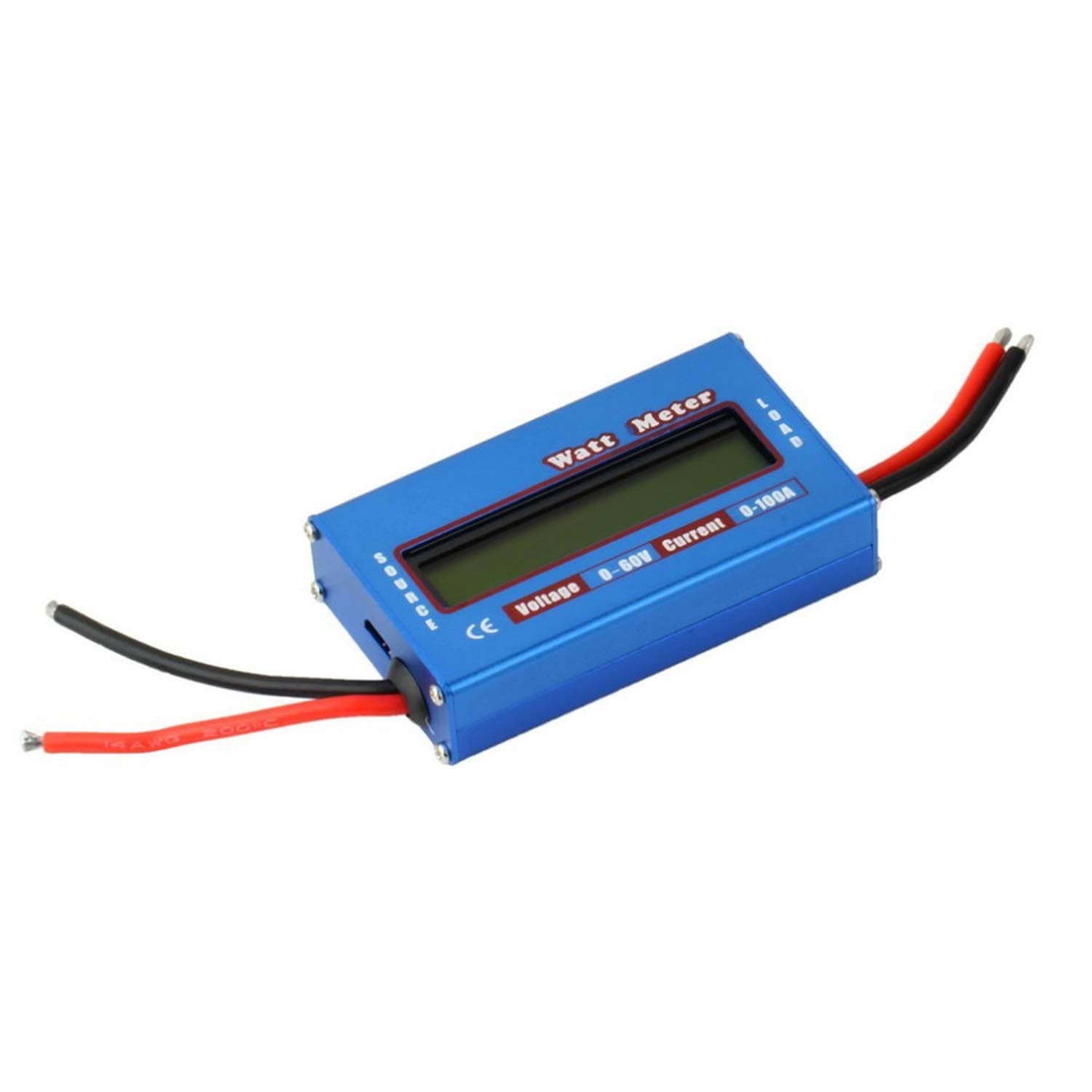 RC Watt Meter DC 60V/100A Power Analyzer Digital LCD Balance Battery Voltage Checker Watt Volt Amp Meter