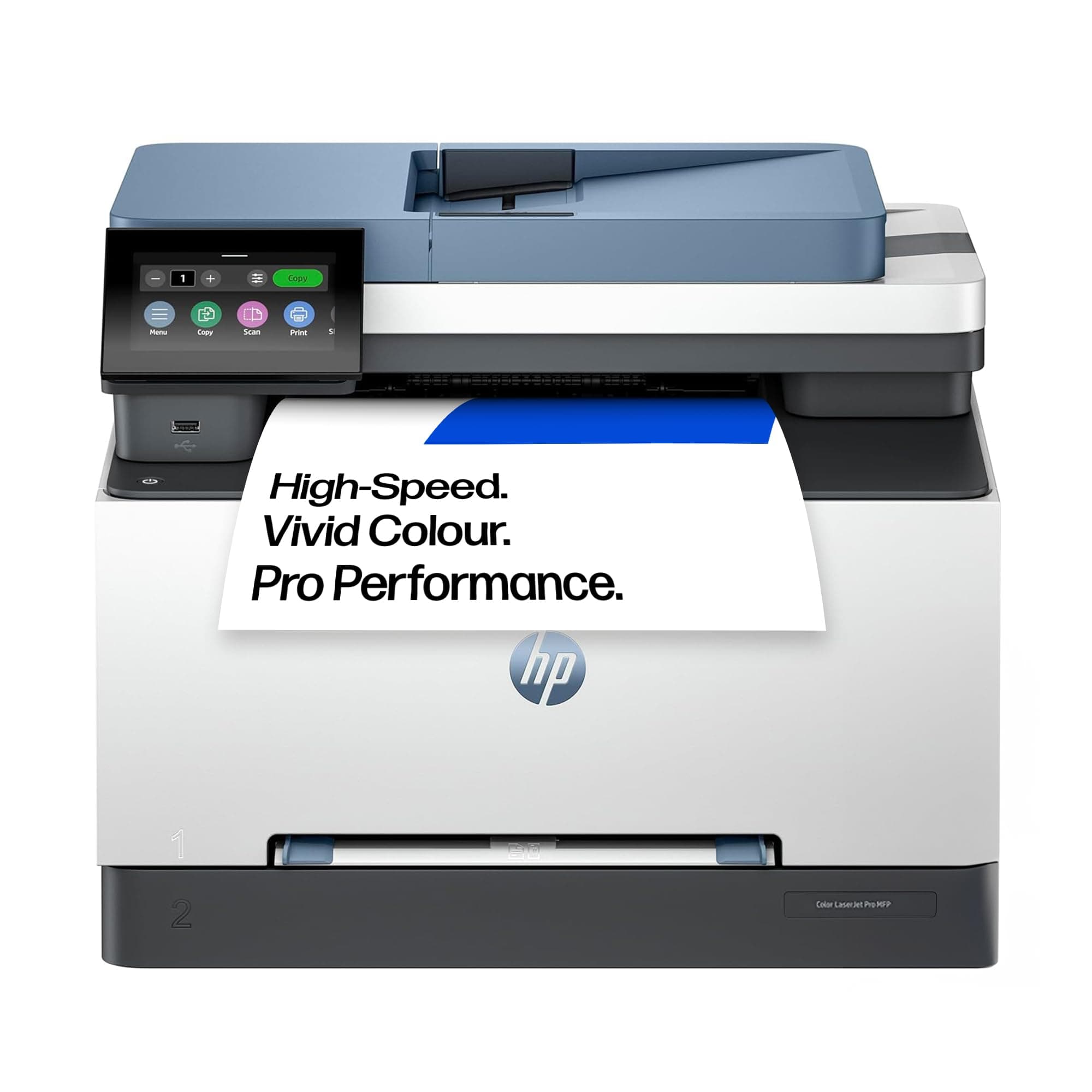 LaserJet Pro MFP 3302fdw Laser Printer | Colour | Printer for Small Medium Business | Print, Scan, Copy, Fax | Automatic document feeder | 2-Sided Printing | Wireless | Front USB port | Touchscreen