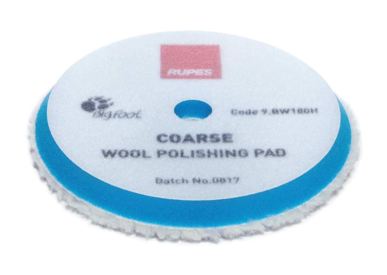 Blue Coarse Wool Pad - 5.75"