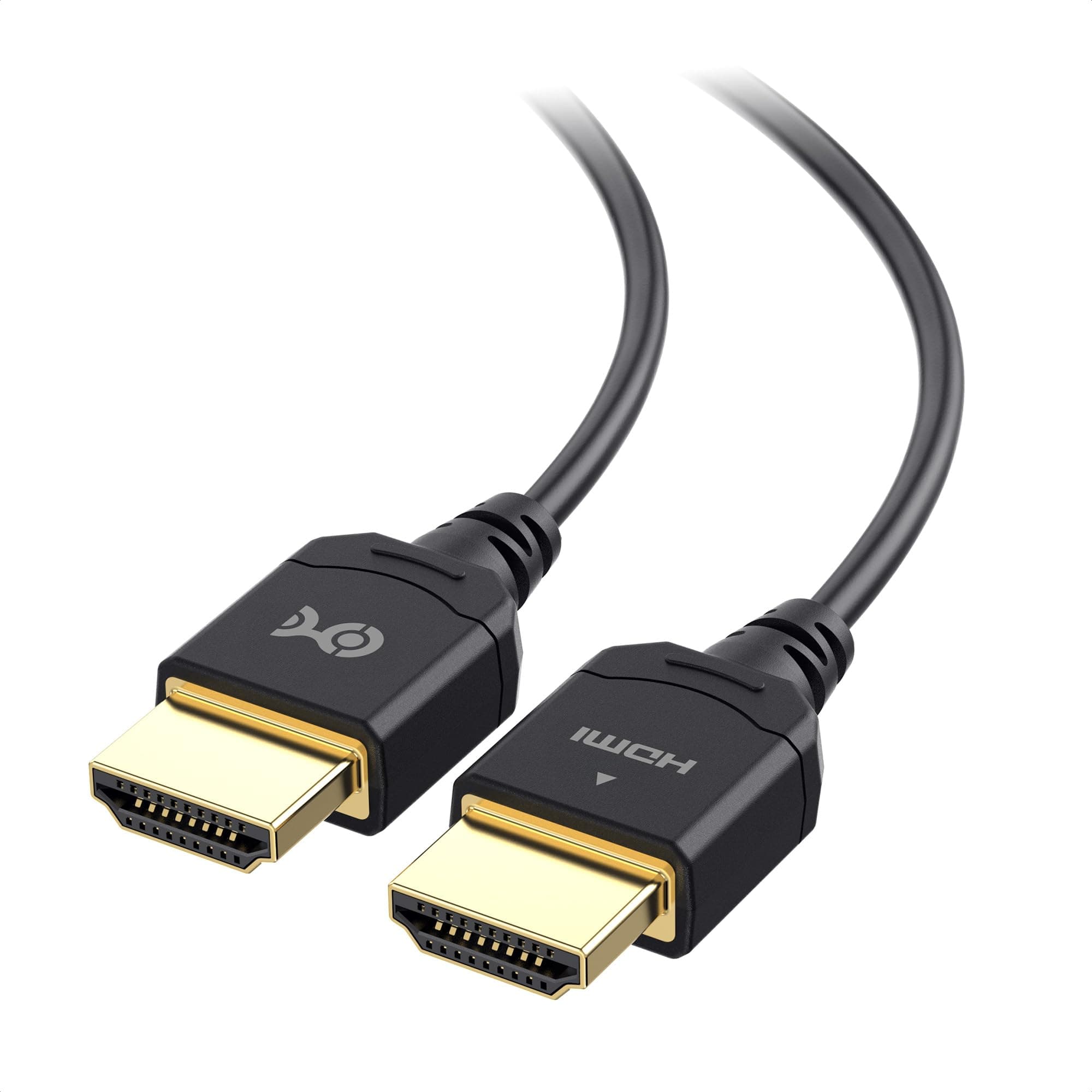 [Ultra High Speed HDMI Certified] 48Gbps Ultra Thin HDMI 2.1 Cable - 4.9ft, Supports [8K@60Hz, 4K@240Hz, HDR & Dolby Vision], Slim HDMI2.1 Cable for PS5, Xbox Series X/S, Apple TV
