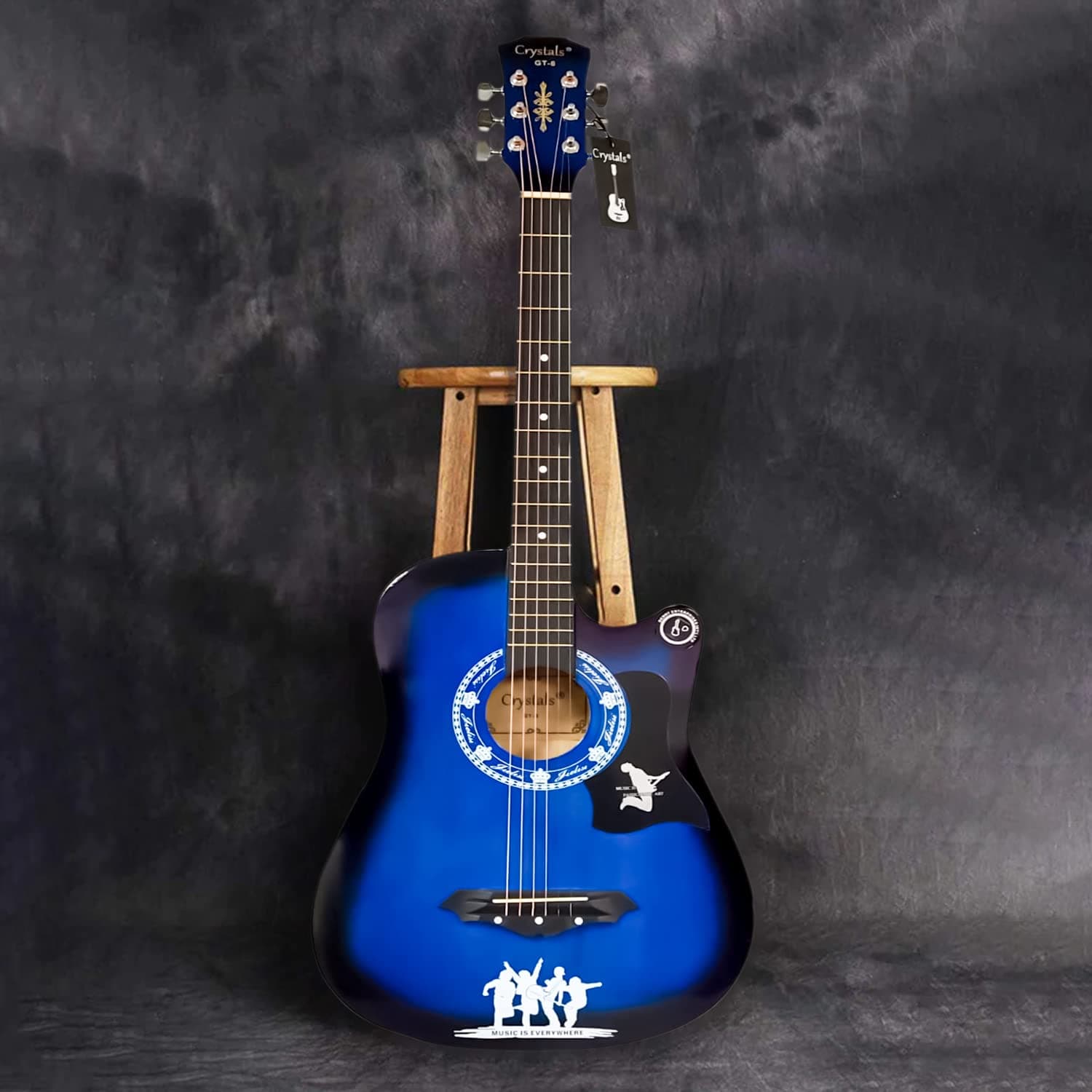 38" Blue Guitar