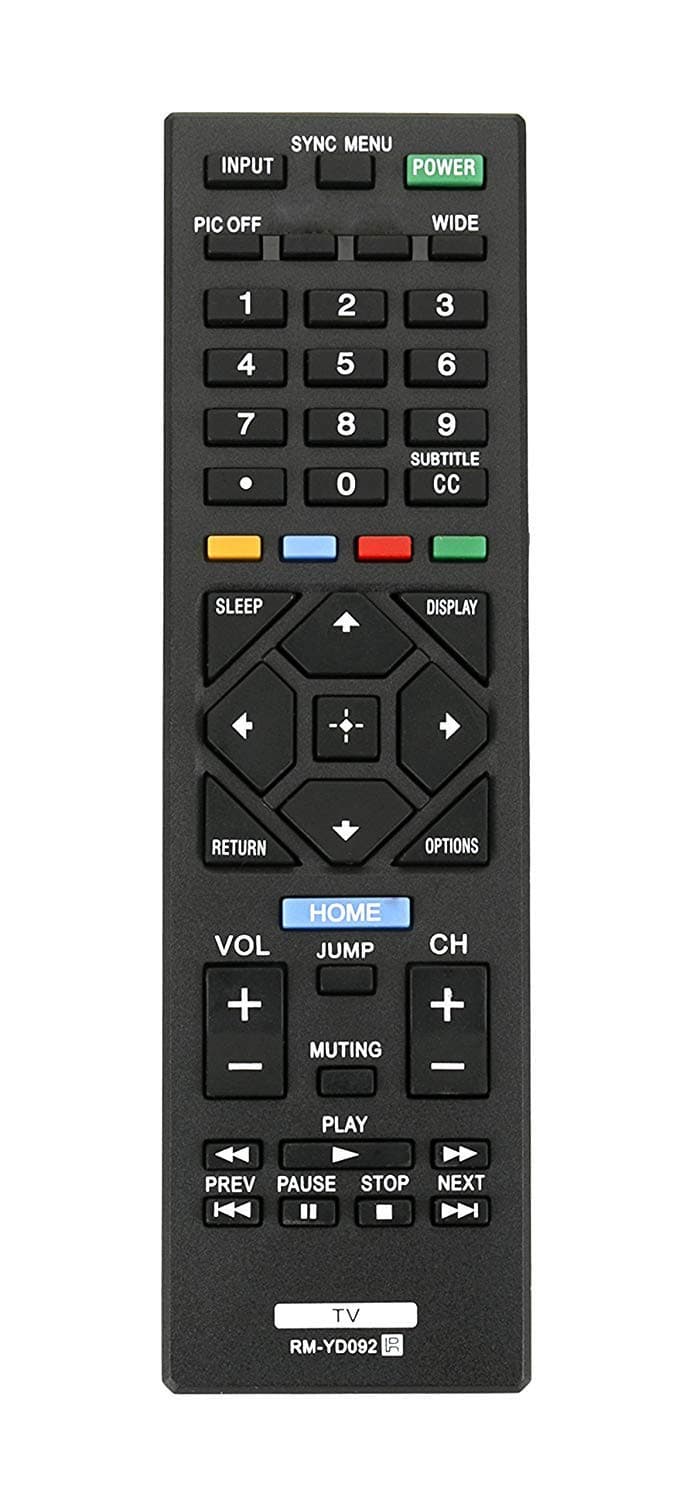 RM-YD092 Remote Control Universal Compatible with All Sony LCD LED HDTV and Bravia TV's - New Model