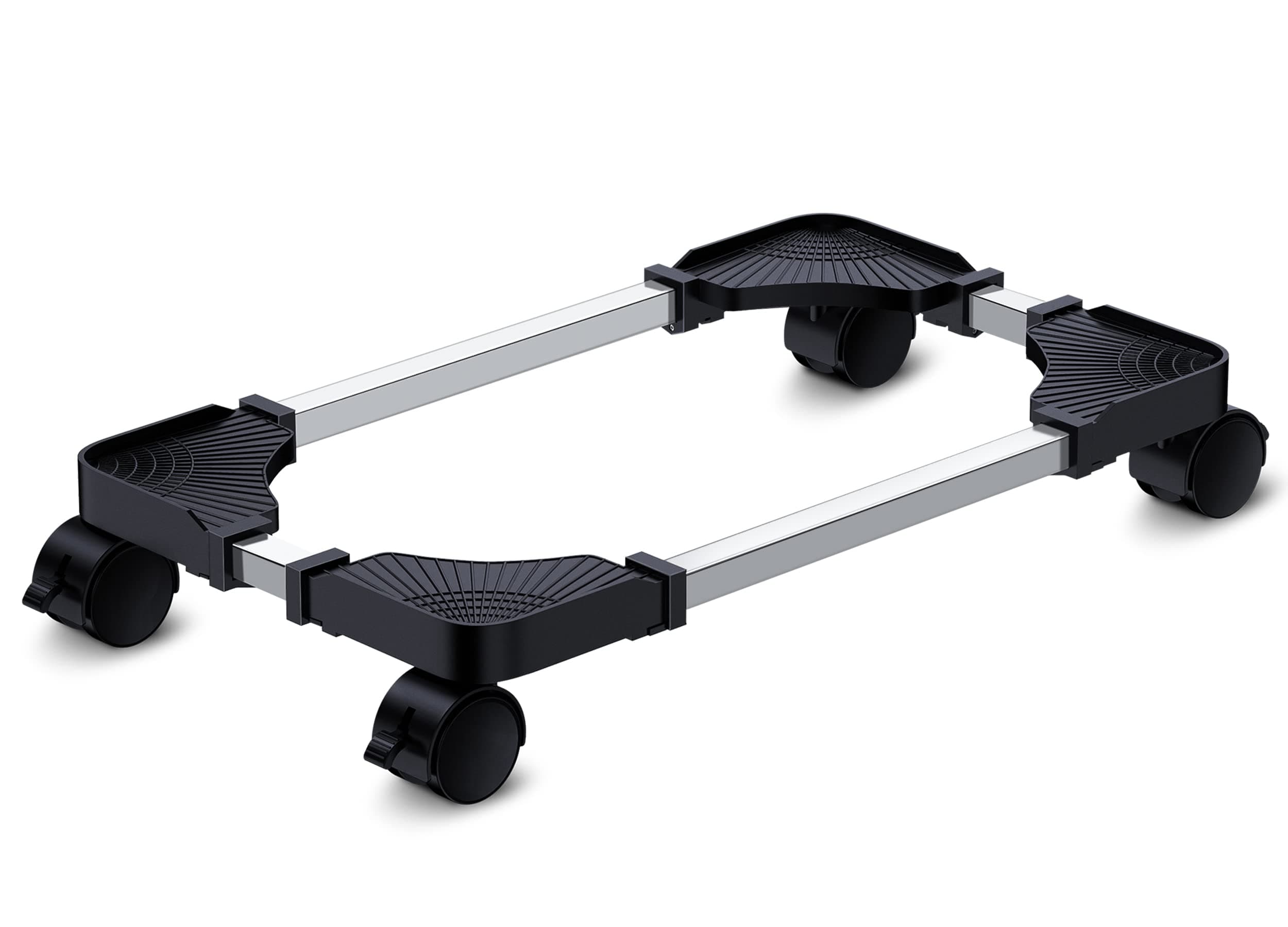 Computer Tower Stand - Adjustable PC Stand for Most Desktop Towers - Elevate and Organize Your Desktop - Mobile CPU PC Holder Cart Riser Printer