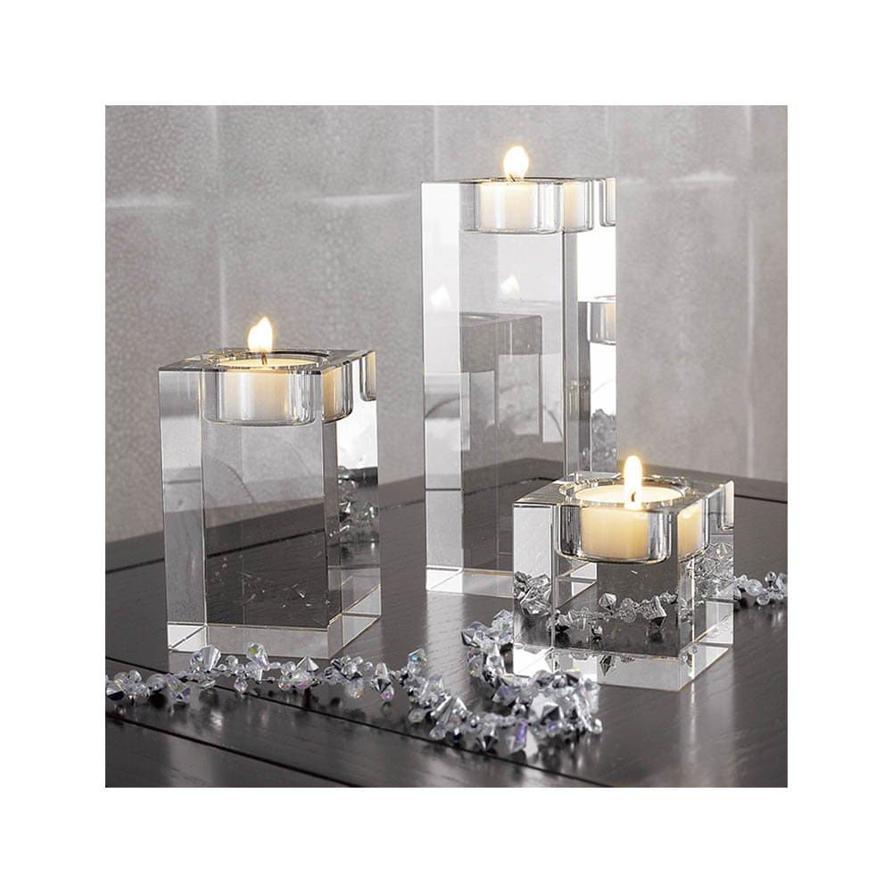 K9 crystal candle holders