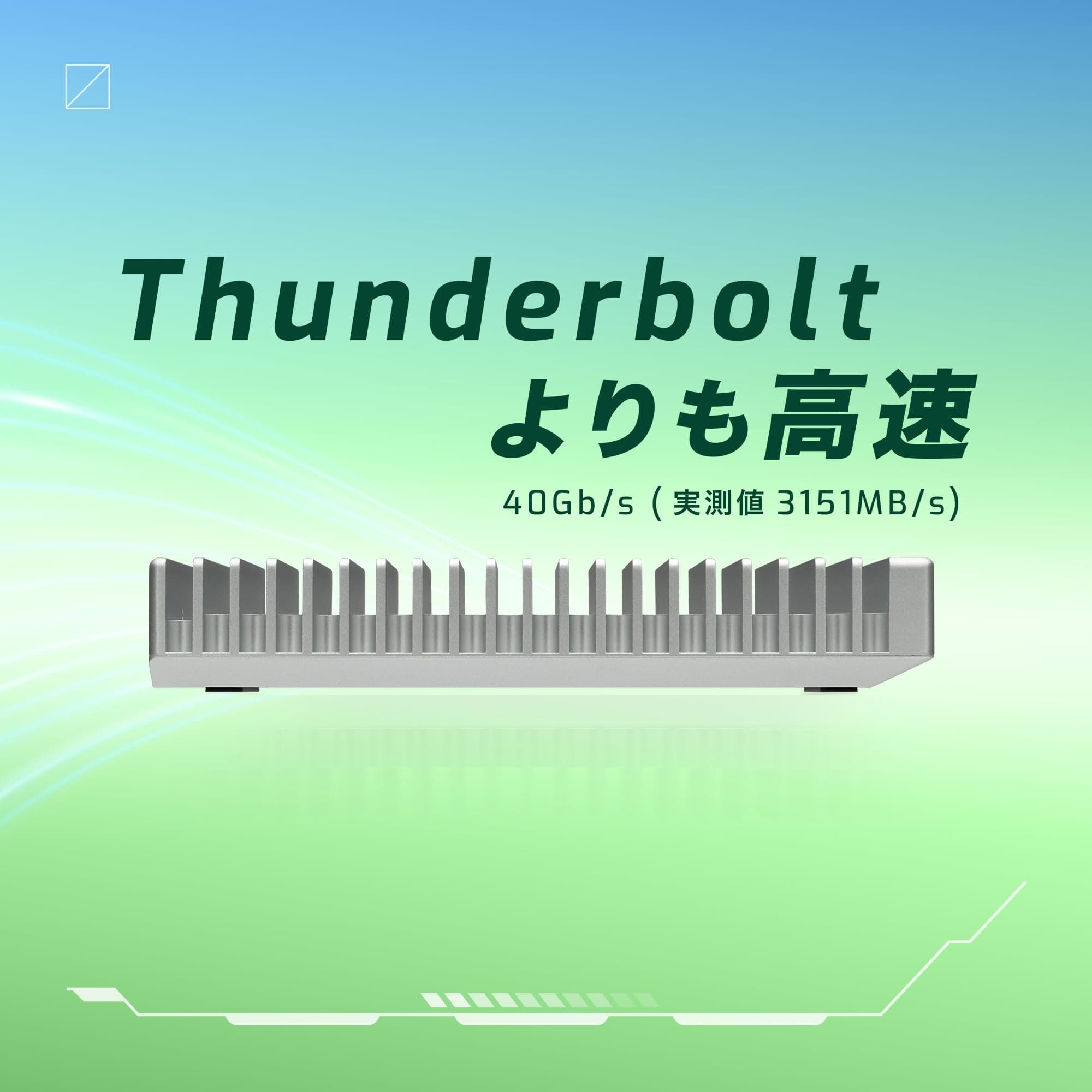 OWC Direct Operation: USB4 (USB-C) 40Gbps Express 1M2 (8, TB)