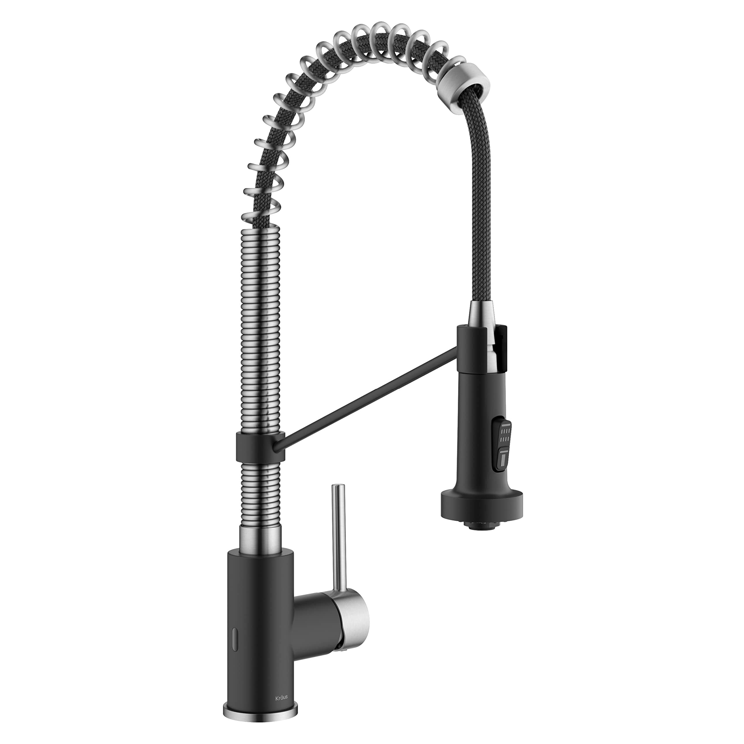 Bolden Touchless Sensor Commercial Pull Down Single Handle 45cm Kitchen Faucet Stainless Steel Stainless Steel/Matte Black