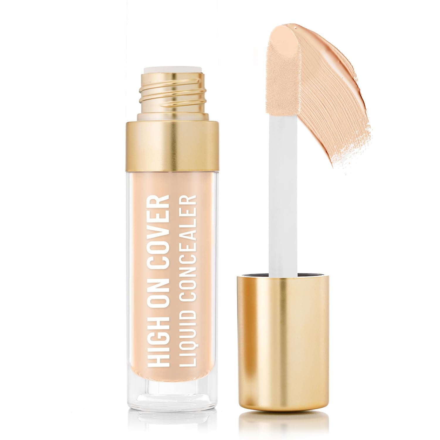 Select High On Cover Liquid Full Coverage Concealer Cream For All Skin Type With No-Crease Formula | Matte Finish | Enriched With Vitamin E| Shade- 2.0 Medium, 5.5Ml |,1 Count
