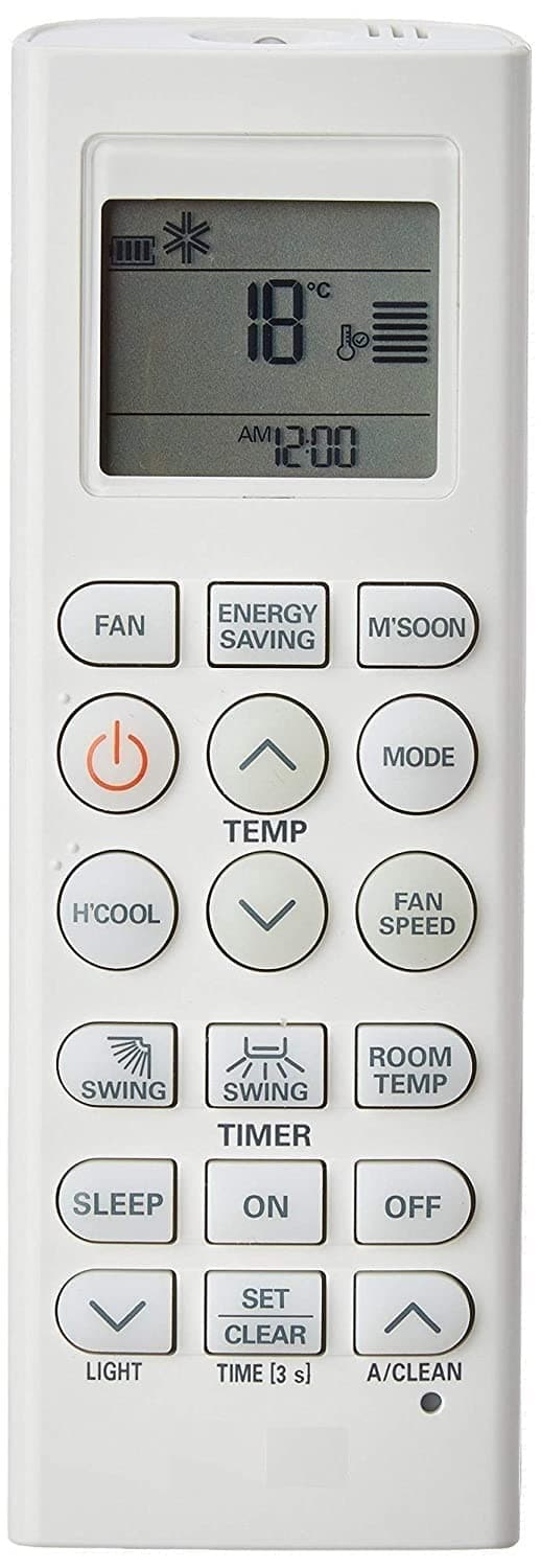 LOHAYA Air Conditioner Remote Compatible for LG Split AC Remote Control [ Compatible for Lg Ac Remote ] White [AC-36I] AKB73975615 Model 36I