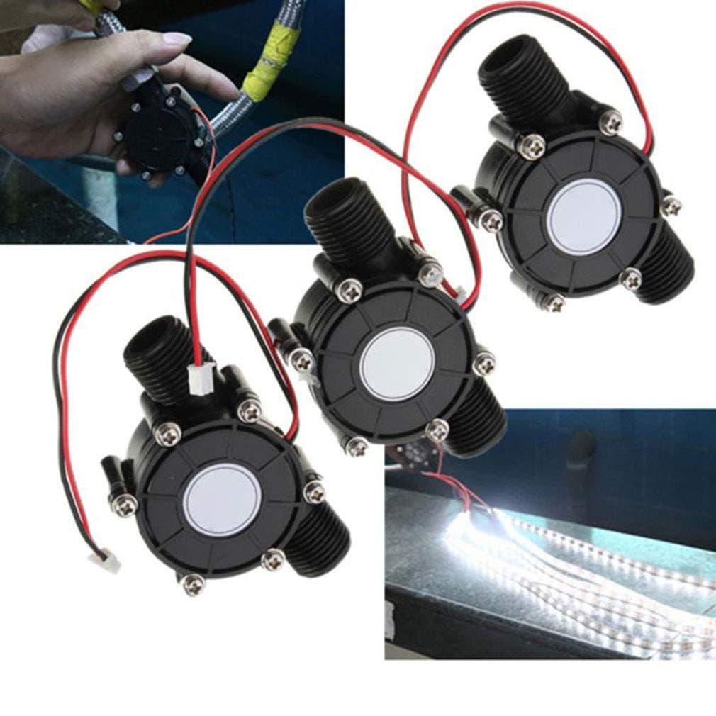 Micro Hydro Generator 10W DC Micro Hydro Generator Tap Water Flow Hydraulic DIY high power flow generator motor 1pc,12v