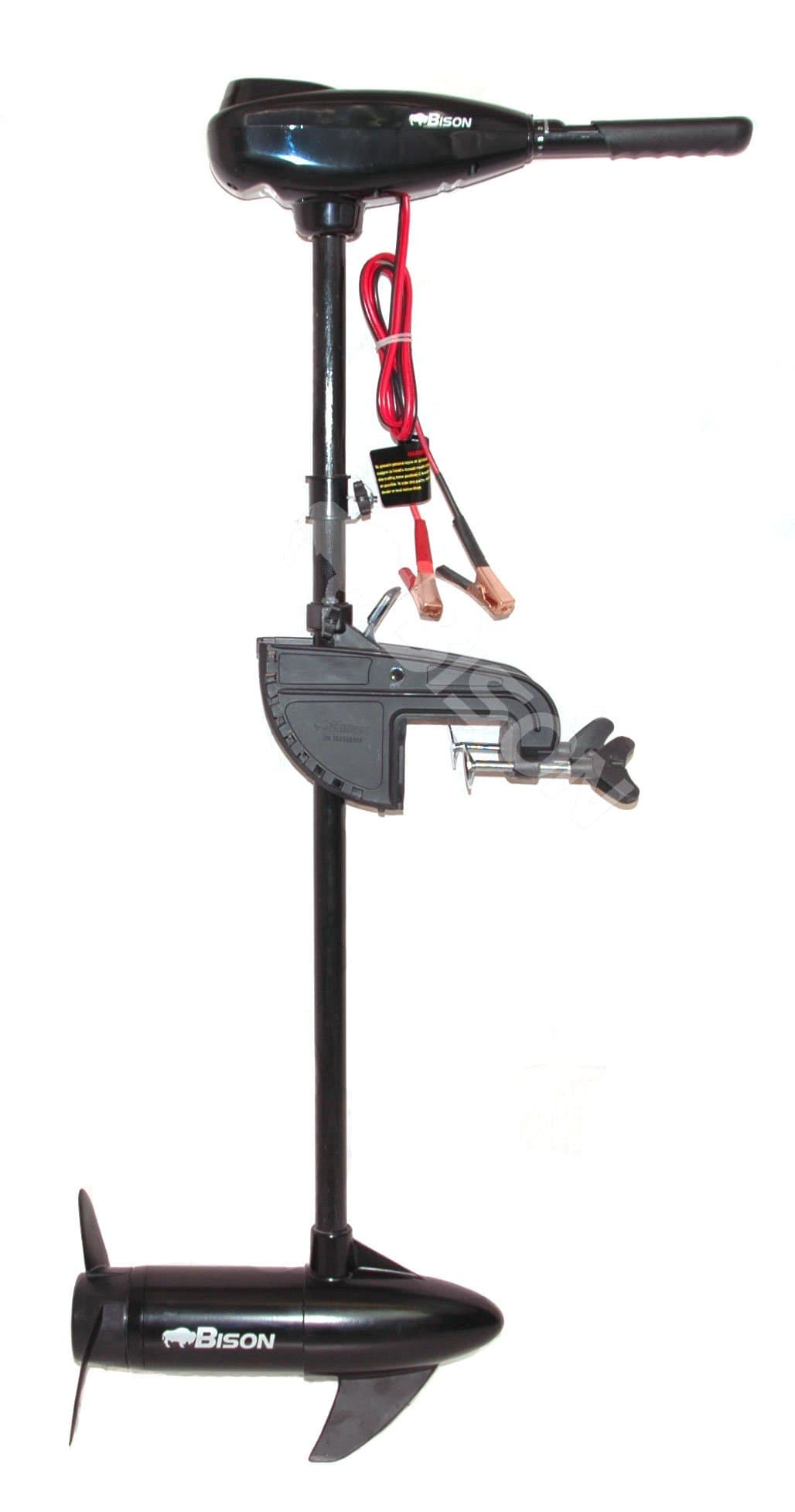 Bison 55ft/lb 12v Electric Outboard Trolling Motor with Free Spare Propeller