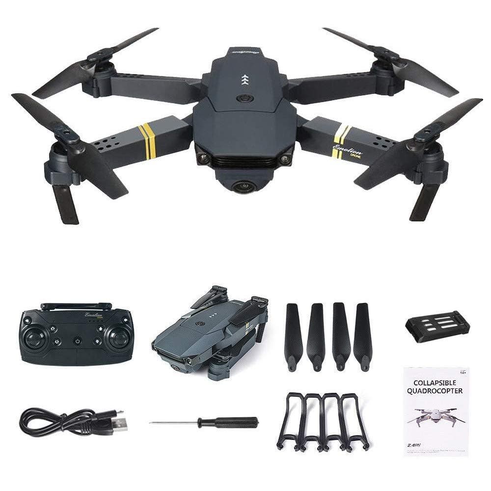 E58 Eachine JY019 Drone with Camera HD 2MP Live Video 720P Foldable Pocket RC WiFi mini Quadcopter By PRIME TECH ™