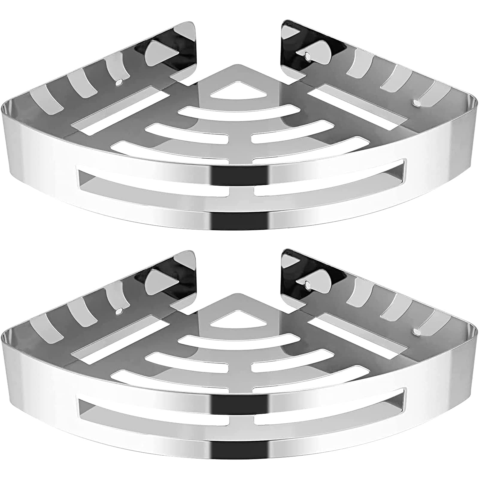 Stainless Steel Bathroom Storage Baskets(Silver)