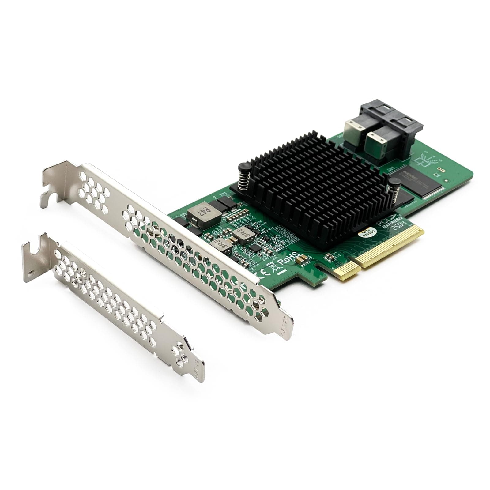 12G Internal PCI-E SAS/SATA HBA Controller Card, Broadcom's SAS 3008, compatible for SAS 9300-8I