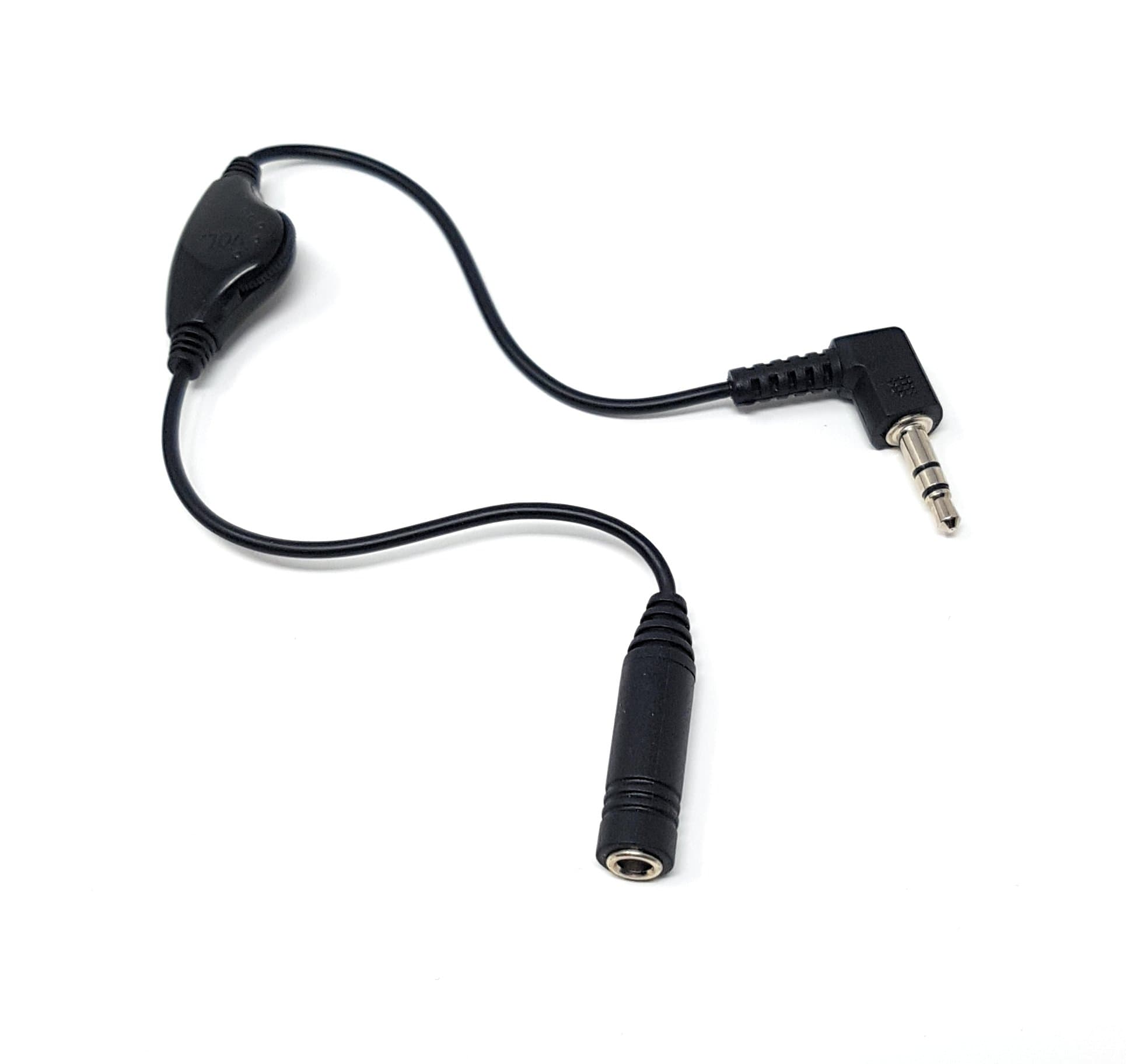 MainCore 3.5mm Volume Control for Headphone/Speaker Audio Cable Adapter Controller 3.5mm Male to Female 25cm Long