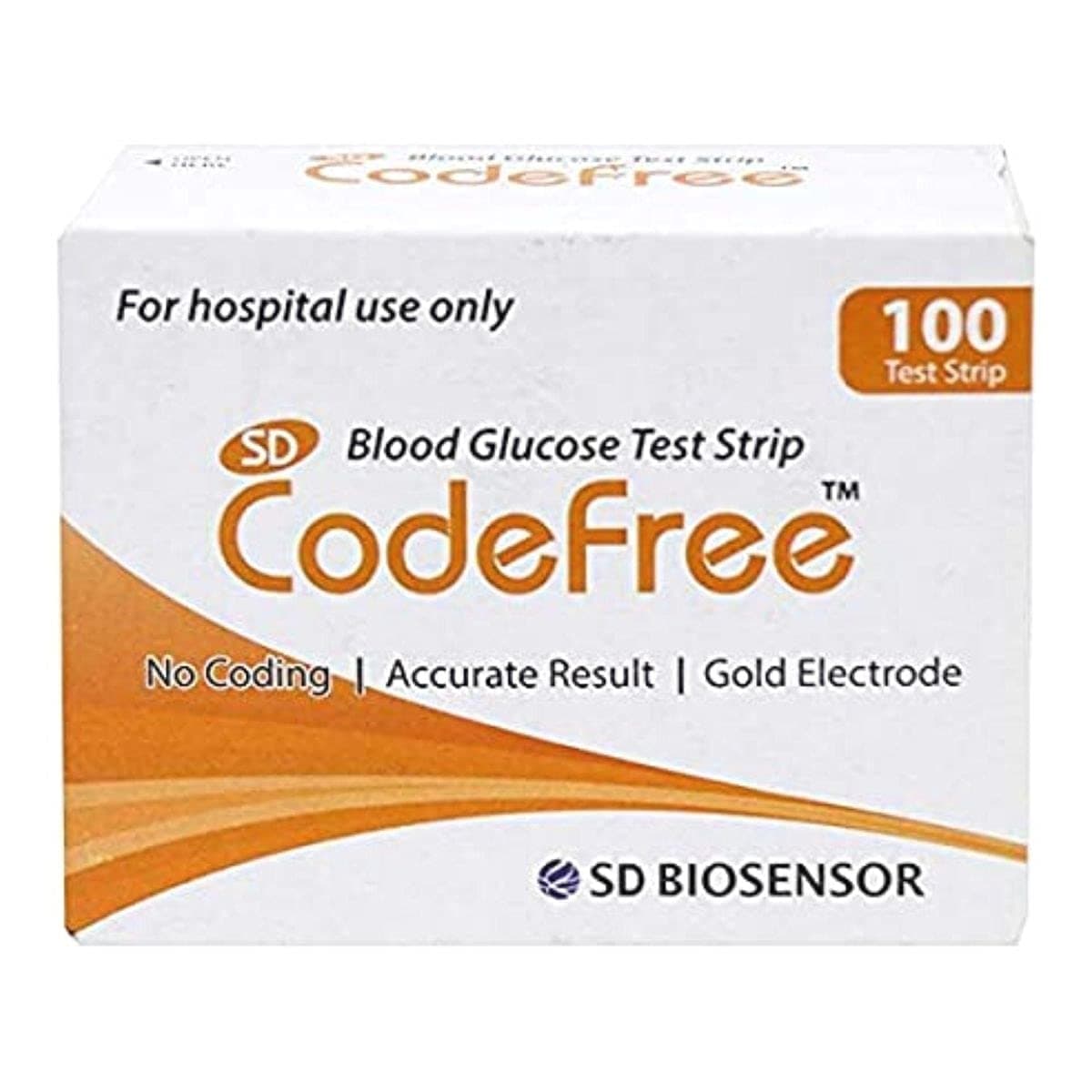 SD Codefree Blood Glucose Test Strips 100 pcs
