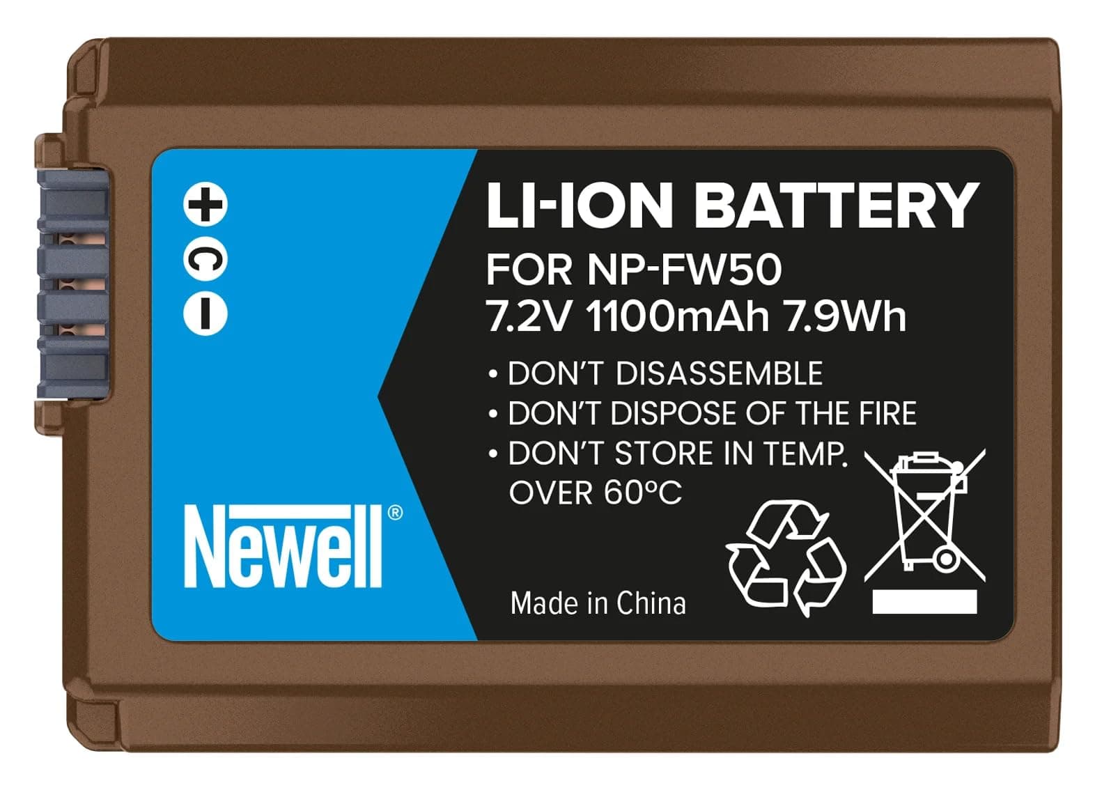 Newell Replacement Battery NP-FW50 USB-C