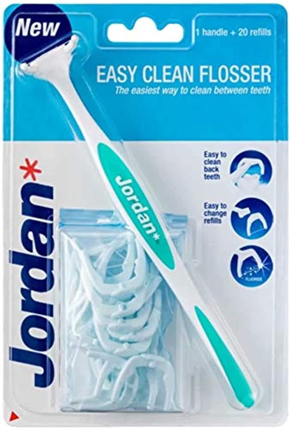 Easy Clean Flosser 1 handle + Refills ' 20 Units - Assorted Colors