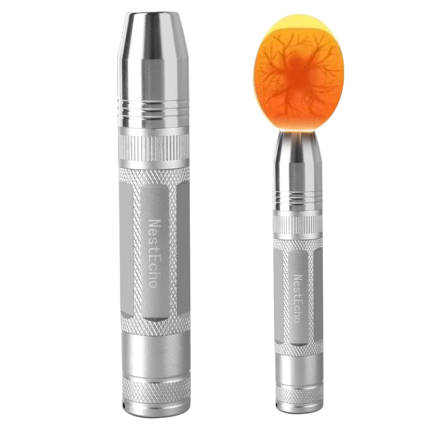 LED Light Egg Candler Tester - All Egg Type - Silver