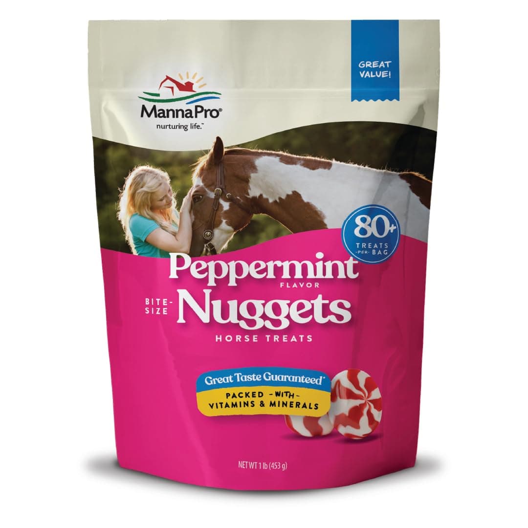 Manna Pro Bite-Size Nuggets 1lb Peppermint