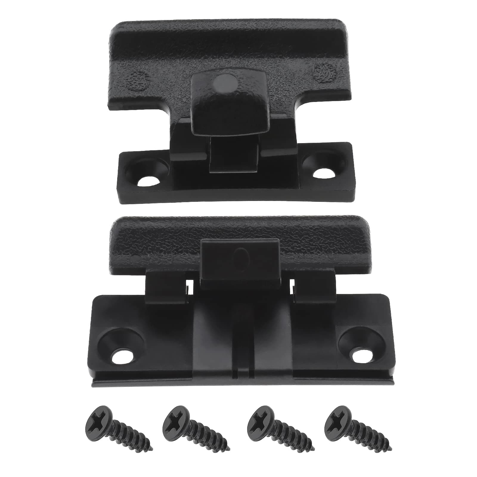 2Pcs Center Console Armrest Lid Latch Upper Lower Replacement MR532555 MR532556 Compatible with Mitsubishi Pajero V73 V75 V77 V93 V97 Montero Plastic