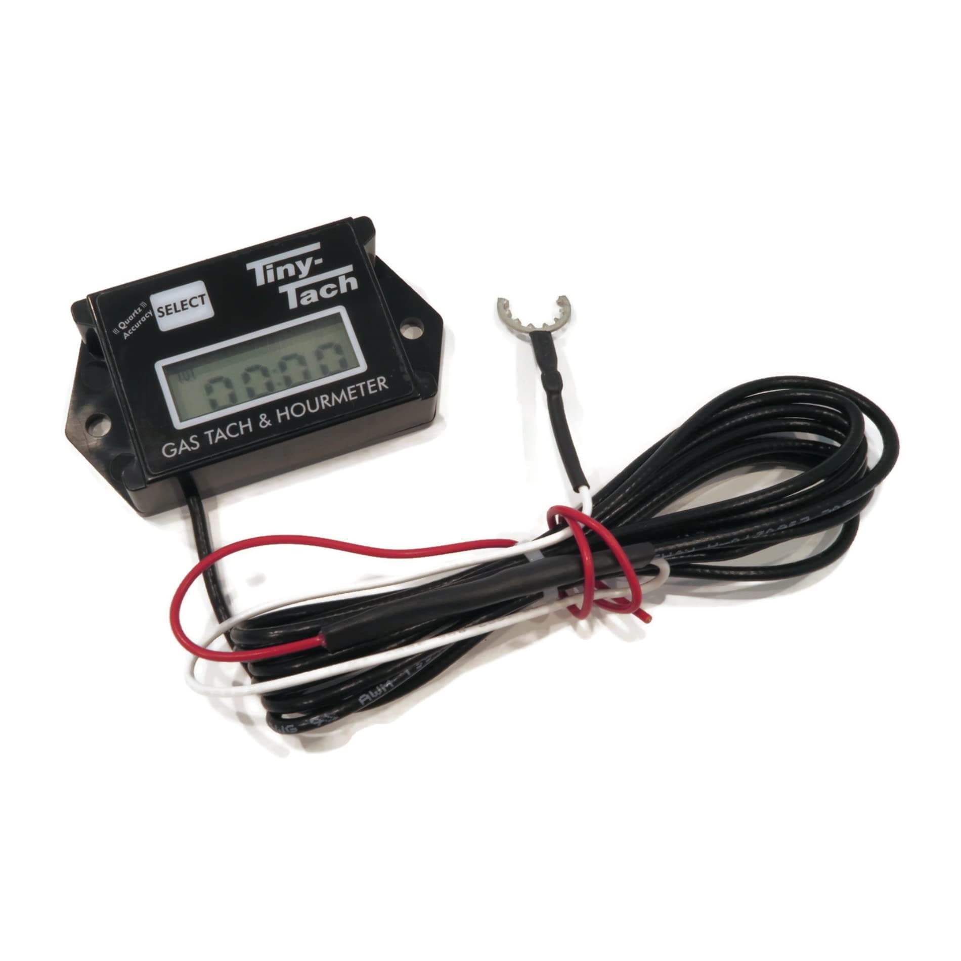 DTI Tiny Tach TT2A Digital Hour Meter/Tachometer - Adjustable Resettable Job Timer by The ROP Shop
