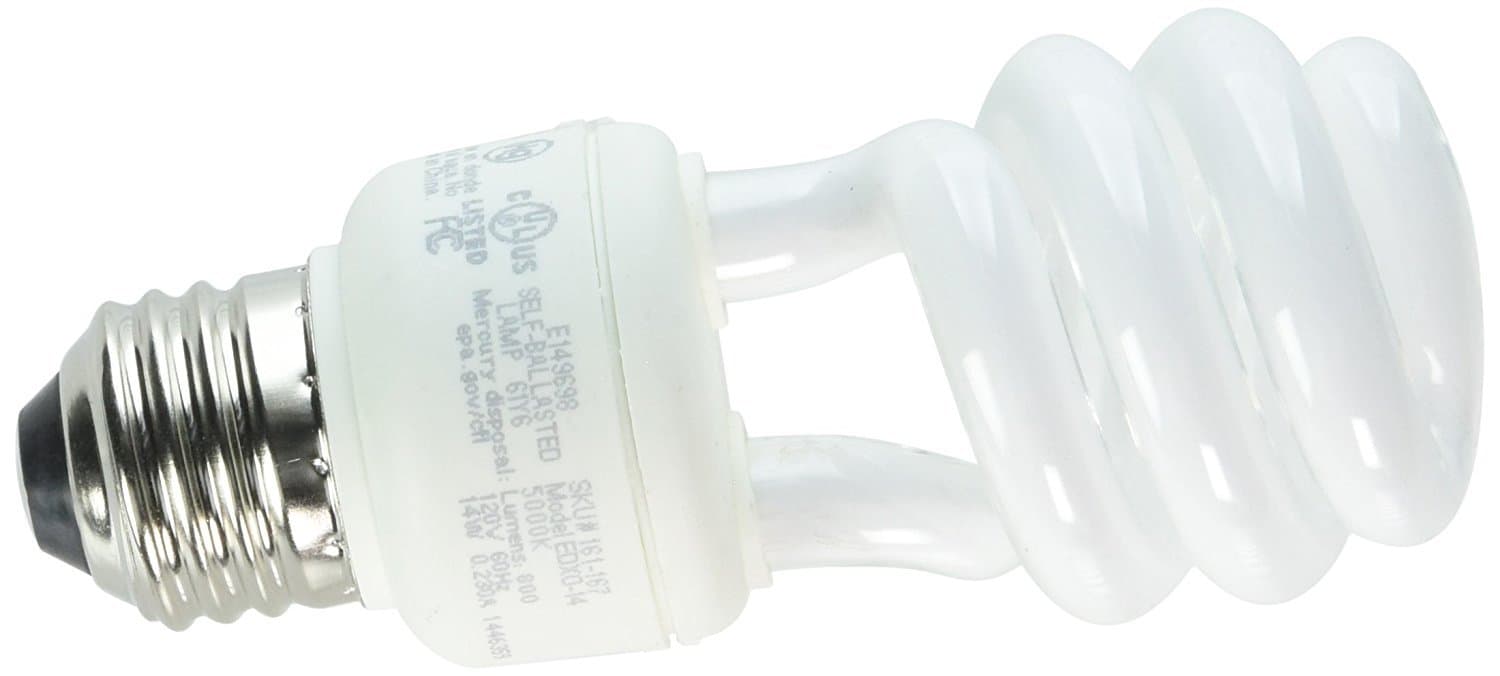 EcoSmart Spiral CFL Light Bulb, Daylight