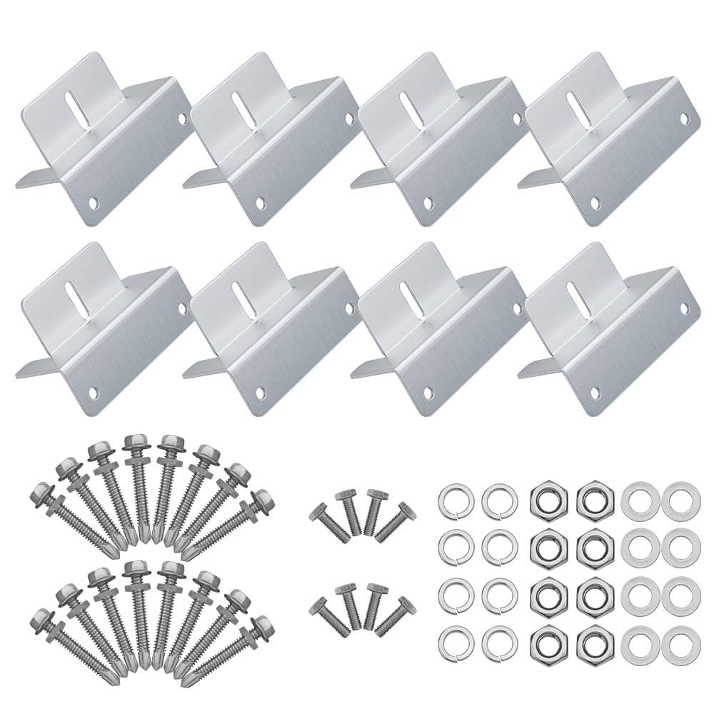 8 Units Solar Panel Mounting z Bracket