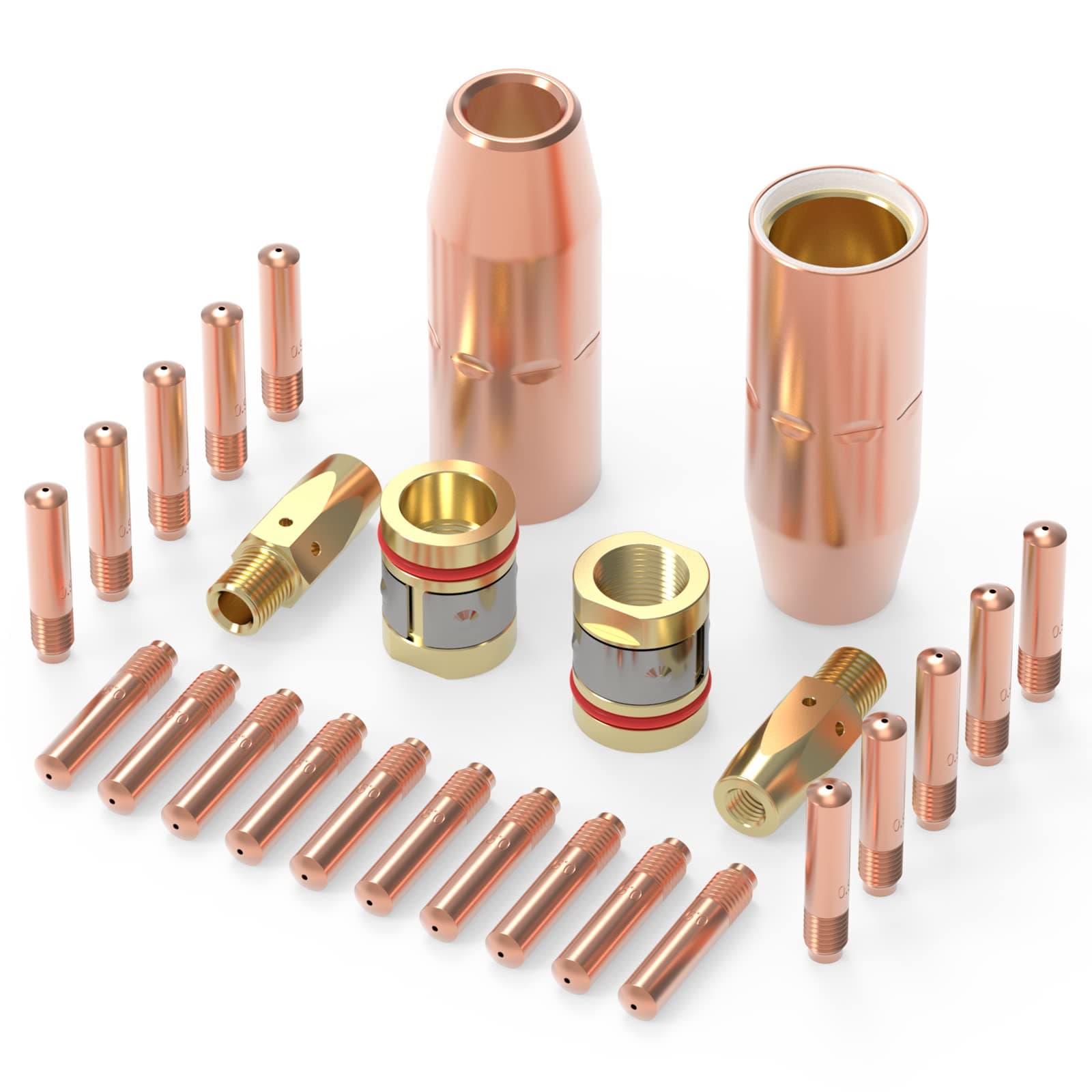 MIG Welding Gun Accessory Kit .035" Tip-Nozzle-Diffuser for Miller Millermatic M-25/M-40 Hobart Torch