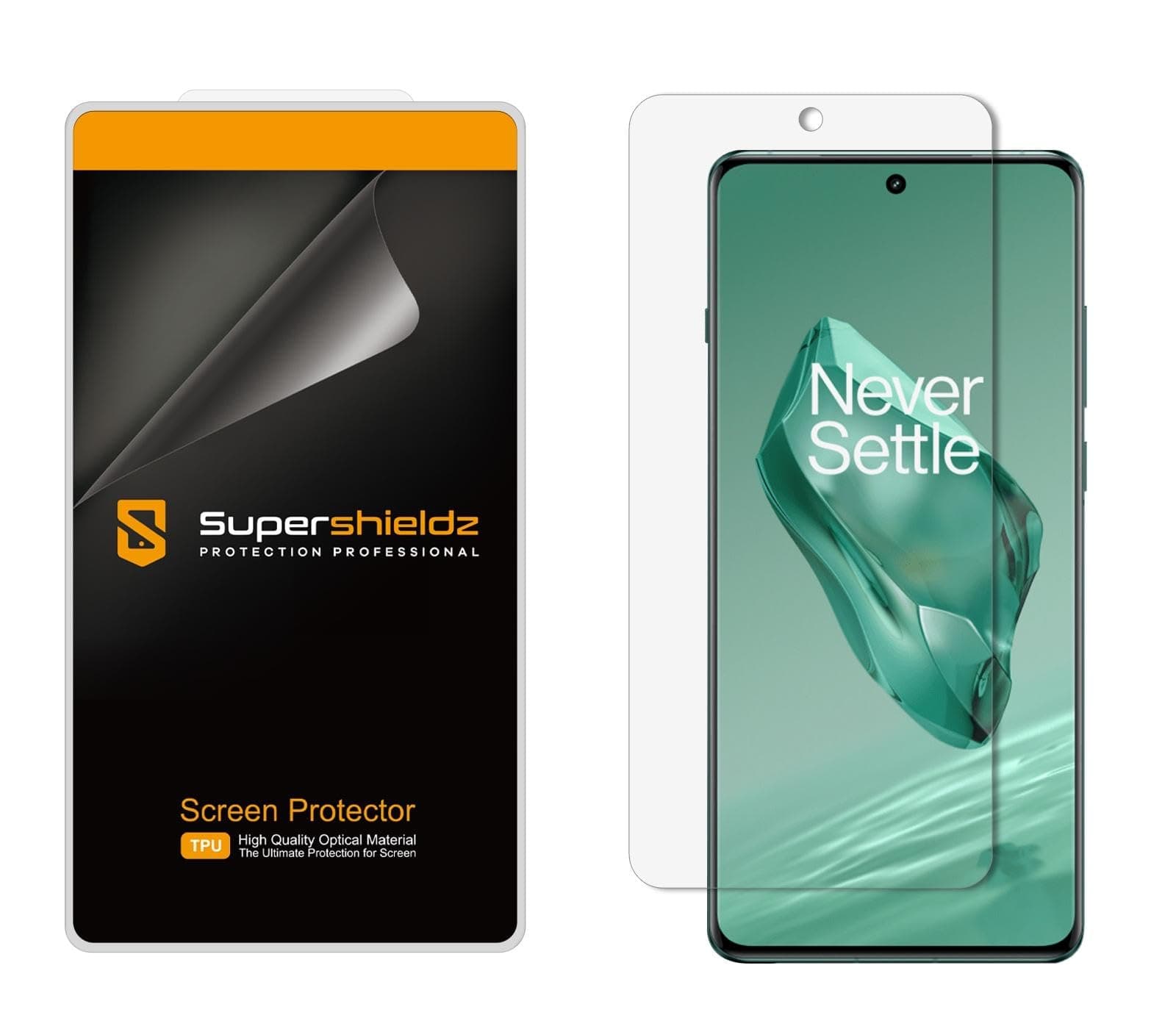 OnePlus 12 Screen Protector (2 Pack) High Definition Clear Protective Film (TPU)