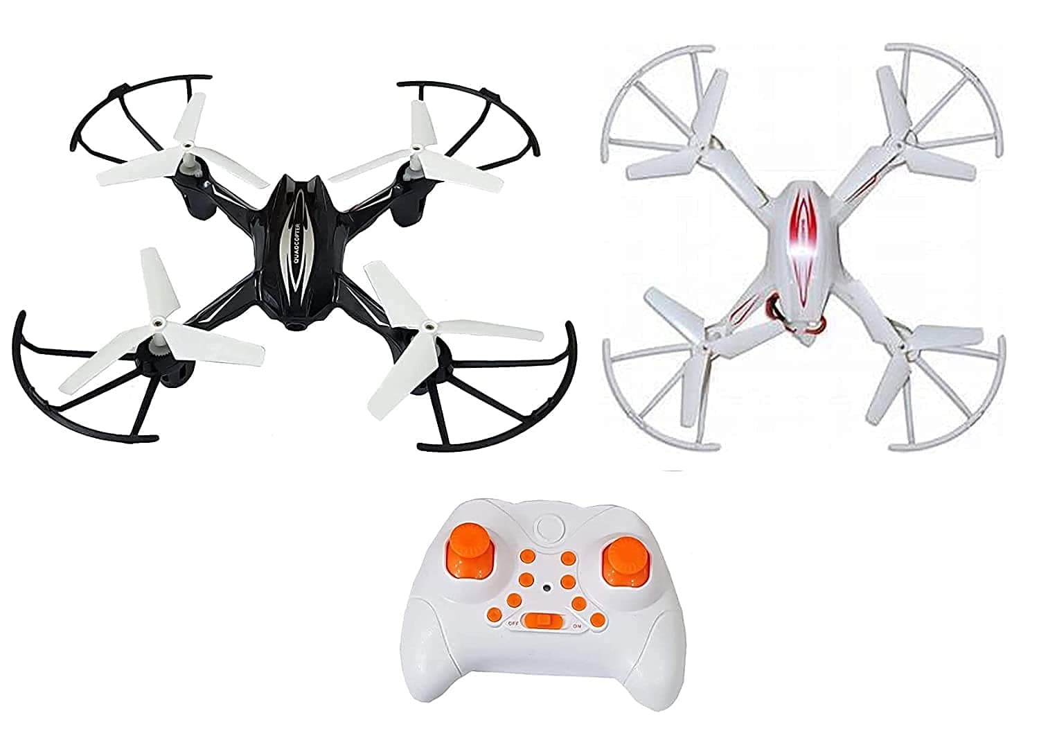 Remote control - Hand Throw Take-Off/One-Key Return (Above Age 6 Years) Remote Control Compact Drone with 3 modes I Small size I Black or White color
